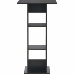 Top 10 💯 Topdeal Table De Bar Noir 60x60x110 Cm 🌟 -Table haute Boutique 23203000 3