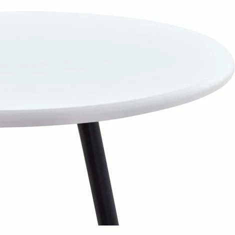 Meilleur prix 🔔 Topdeal Table De Bar Blanc 60 X 107,5 Cm MDF ✨ 5 Meilleur prix 🔔 Topdeal Table De Bar Blanc 60 X 107,5 Cm MDF ✨ – Image 3