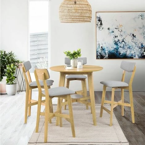 Top 10 ⭐ RENDEZ VOUS DéCO Table De Bar Ronde ∅90 Cm Noto En Bois Clair - Bois Clair ✨ 4 Top 10 ⭐ RENDEZ VOUS DéCO Table De Bar Ronde ∅90 Cm Noto En Bois Clair - Bois Clair ✨ – Image 2