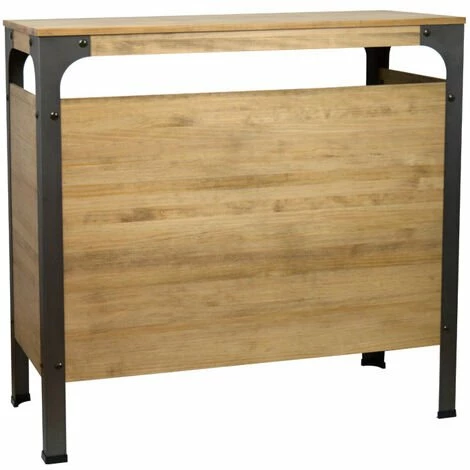 Top 10 😍 BOX FURNITURE Comptoir Commerce Ou Bar Bristol. Industriel Vintage 140x39x108 Cm - Noir ⌛ 3 Top 10 😍 BOX FURNITURE Comptoir Commerce Ou Bar Bristol. Industriel Vintage 140x39x108 Cm - Noir ⌛