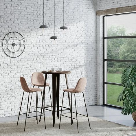 Budget 🌟 RENDEZ VOUS DéCO Table De Bar Ronde Chimie ∅60 Cm - Noir ✔️ 4 Budget 🌟 RENDEZ VOUS DéCO Table De Bar Ronde Chimie ∅60 Cm - Noir ✔️ – Image 2