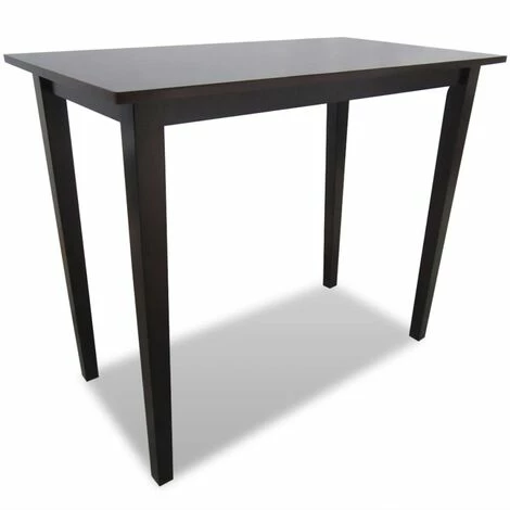Bon marché 👏 YOUTHUP Table De Bar En Bois Marron - Brun 🔥 3 Bon marché 👏 YOUTHUP Table De Bar En Bois Marron - Brun 🔥