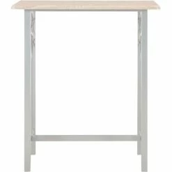 Les meilleures critiques de 👍 YOUTHUP Ensemble De Bar 3 Pcs Bois Et Acier - Gris 😀 9 Les meilleures critiques de 👍 YOUTHUP Ensemble De Bar 3 Pcs Bois Et Acier - Gris 😀 -Table haute Boutique 24527966 3