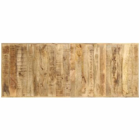 De gros 🤩 Table De Bar Bois De Manguier Brut 180x70x107 Cm VidaXL - Brun 💯 6 De gros 🤩 Table De Bar Bois De Manguier Brut 180x70x107 Cm VidaXL - Brun 💯 – Image 4