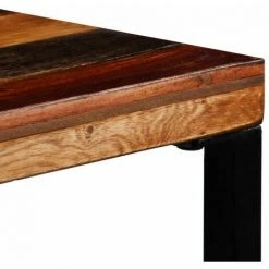 Acheter 💯 Hommoo Table De Bar Bois Recycle Solide 70 X 70 X 106 Cm HDV12222 😉 -Table haute Boutique 25069267 5