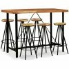 Budget 💯 Hommoo Ensemble De Bar 7 Pcs Bois De Sesham Massif Et Recycle HDV18069 🧨 2 Budget 💯 Hommoo Ensemble De Bar 7 Pcs Bois De Sesham Massif Et Recycle HDV18069 🧨 -Table haute Boutique 25080146 1