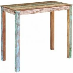 Promo ⌛ Hommoo Ensemble De Bar 5 Pcs Bois De Recuperation Et Cuir Veritable HDV21083 🥰 8 Promo ⌛ Hommoo Ensemble De Bar 5 Pcs Bois De Recuperation Et Cuir Veritable HDV21083 🥰 -Table haute Boutique 25084698 2