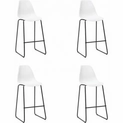 Top 10 ❤️ Hommoo Ensemble De Bar 5 Pcs Plastique Blanc HDV21963 🎁 -Table haute Boutique 25086899 5