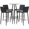 Coupon 👏 Hommoo Ensemble De Bar 5 Pcs Similicuir Noir HDV21977 🔥 2 Coupon 👏 Hommoo Ensemble De Bar 5 Pcs Similicuir Noir HDV21977 🔥 -Table haute Boutique 25086969 1
