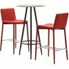 Les meilleures critiques de 🧨 Hommoo Ensemble De Bar 3 Pcs Similicuir Rouge HDV21983 🛒 -Table haute Boutique 25087035 1