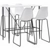 Vente flash 👏 Hommoo Ensemble De Bar 5 Pcs Plastique Blanc HDV22029 ⌛ 1 Vente flash 👏 Hommoo Ensemble De Bar 5 Pcs Plastique Blanc HDV22029 ⌛ -Table haute Boutique 25087387 1
