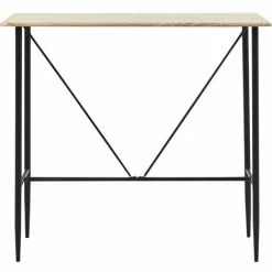 Top 10 👏 Hommoo Ensemble De Bar 5 Pcs Plastique Jaune HDV22057 🛒 -Table haute Boutique 25087535 3