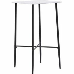 Remise 🎁 Hommoo Ensemble De Bar 5 Pcs Plastique Gris HDV22128 🔥 -Table haute Boutique 25087676 2