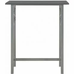 Vente flash 🔔 Hommoo Ensemble De Bar 3 Pcs Bois Et Acier Anthracite HDV24935 🎁 9 Vente flash 🔔 Hommoo Ensemble De Bar 3 Pcs Bois Et Acier Anthracite HDV24935 🎁 -Table haute Boutique 25137475 3