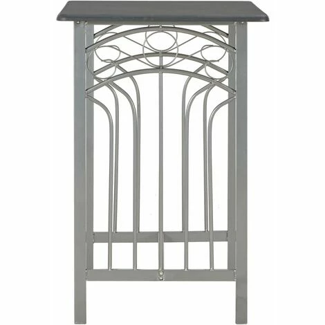 Vente flash 🔔 Hommoo Ensemble De Bar 3 Pcs Bois Et Acier Anthracite HDV24935 🎁 6 Vente flash 🔔 Hommoo Ensemble De Bar 3 Pcs Bois Et Acier Anthracite HDV24935 🎁 – Image 4