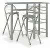 Bon marché 🎁 Hommoo Ensemble De Bar Avec Etageres 3 Pcs Bois Et Acier Gris HDV24939 👏 1 Bon marché 🎁 Hommoo Ensemble De Bar Avec Etageres 3 Pcs Bois Et Acier Gris HDV24939 👏 -Table haute Boutique 25137513 1