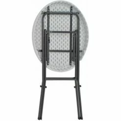 Les meilleures critiques de 🤩 Hommoo Table De Bar Pliante Blanc 80 X 110 Cm PEHD HDV28752 🌟 -Table haute Boutique 25320731 4