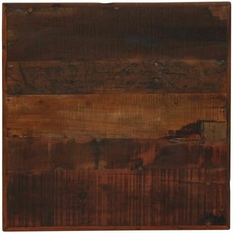 Bon marché 🛒 Hommoo Table De Bar Bois De Recuperation Massif Marron 60x60x107 Cm HDV11371 🌟 4 Bon marché 🛒 Hommoo Table De Bar Bois De Recuperation Massif Marron 60x60x107 Cm HDV11371 🌟 – Image 2