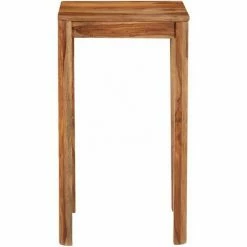 Promo 🔔 Hommoo Table De Bar Bois De Sesham Massif 60 X 60 X 107 Cm HDV12192 ❤️ -Table haute Boutique 25322251 2