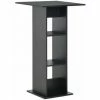 Coupon 🌟 Hommoo Table De Bar Noir 60x60x110 Cm HDV22357 🧨