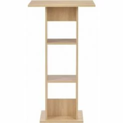 De gros 🎁 Hommoo Table De Bar Chene 60x60x110 Cm HDV22358 💯 -Table haute Boutique 25323201 3