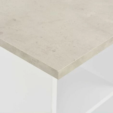 Acheter 🤩 Hommoo Table De Bar Blanc 60x60x110 Cm HDV22359 🌟 4 Acheter 🤩 Hommoo Table De Bar Blanc 60x60x110 Cm HDV22359 🌟 – Image 2