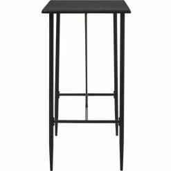 Coupon ⭐ Hommoo Table De Bar Noir 120x60x110 Cm MDF HDV23143 ✔️ -Table haute Boutique 25323528 3