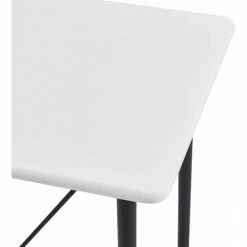 Remise ✔️ Hommoo Table De Bar Blanc 120 X 60 X 110 Cm MDF HDV23144 😍 11 Remise ✔️ Hommoo Table De Bar Blanc 120 X 60 X 110 Cm MDF HDV23144 😍 -Table haute Boutique 25323533 5