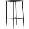 Top 10 👍 Hommoo Table De Bar Noir 60x60x111 Cm MDF HDV23146 😍 -Table haute Boutique 25323542 1