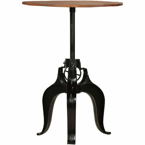 Acheter 🔔 TRUE DEAL Table De Bar Bois De Récupération Massif 75 X (76-110) Cm ⌛ 4 Acheter 🔔 TRUE DEAL Table De Bar Bois De Récupération Massif 75 X (76-110) Cm ⌛ – Image 2