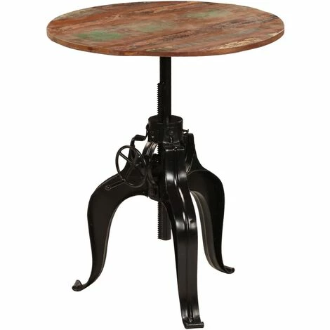 Acheter 🔔 TRUE DEAL Table De Bar Bois De Récupération Massif 75 X (76-110) Cm ⌛ 7 Acheter 🔔 TRUE DEAL Table De Bar Bois De Récupération Massif 75 X (76-110) Cm ⌛ – Image 5