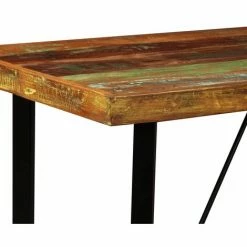 Sortie 😀 TRUE DEAL Table De Bar Bois Massif De Récupération 120 X 60 X 107 Cm 🧨 9 Sortie 😀 TRUE DEAL Table De Bar Bois Massif De Récupération 120 X 60 X 107 Cm 🧨 -Table haute Boutique 26221626 3