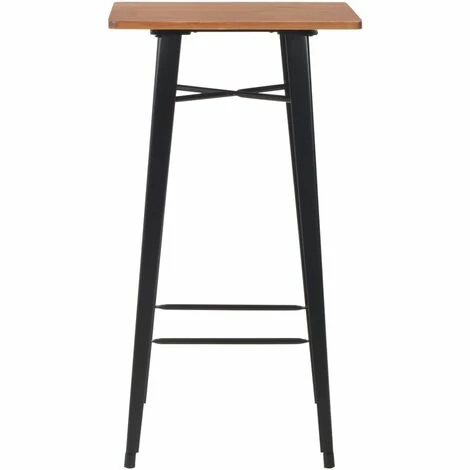 Budget 🎉 TRUE DEAL Mobilier De Bar 3 Pcs Acier Noir ⭐ 5 Budget 🎉 TRUE DEAL Mobilier De Bar 3 Pcs Acier Noir ⭐ – Image 3