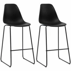 Offres 🧨 TRUE DEAL Ensemble De Bar 3 Pcs Plastique Noir 💯 -Table haute Boutique 26269076 5