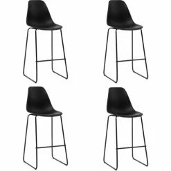 Meilleur prix 😍 TRUE DEAL Ensemble De Bar 5 Pcs Plastique Noir ✔️ 11 Meilleur prix 😍 TRUE DEAL Ensemble De Bar 5 Pcs Plastique Noir ✔️ -Table haute Boutique 26269128 5