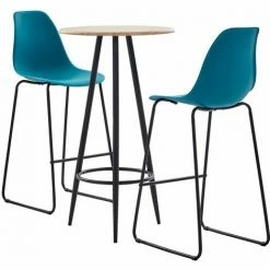 Top 10 ✨ TRUE DEAL Ensemble De Bar 3 Pcs Plastique Turquoise 🎁