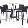 Offres ⭐ TRUE DEAL Ensemble De Bar 5 Pcs Similicuir Noir 👍 2 Offres ⭐ TRUE DEAL Ensemble De Bar 5 Pcs Similicuir Noir 👍 -Table haute Boutique 26269141 1