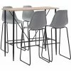 Top 10 💯 TRUE DEAL Ensemble De Bar 5 Pcs Plastique Gris ✨