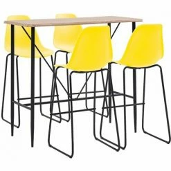 Sortie 🤩 TRUE DEAL Ensemble De Bar 5 Pcs Plastique Jaune 🎁