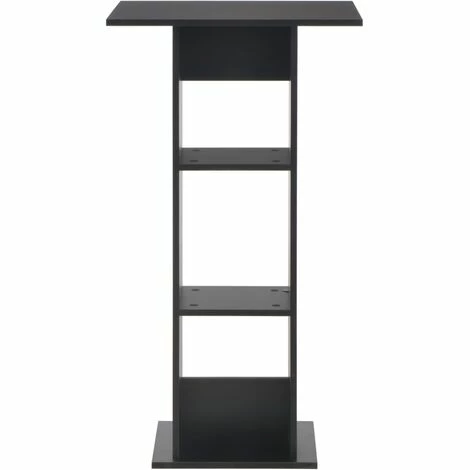 Meilleure affaire 🎁 TRUE DEAL Table De Bar Noir 60x60x110 Cm 🔔 4 Meilleure affaire 🎁 TRUE DEAL Table De Bar Noir 60x60x110 Cm 🔔 – Image 2