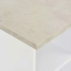 Meilleure affaire 🛒 TRUE DEAL Table De Bar Blanc 60x60x110 Cm 🤩 -Table haute Boutique 26269513 4
