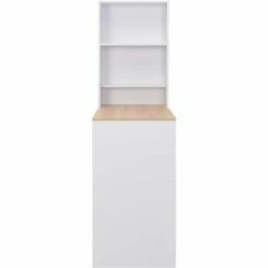 Sortie 🧨 TRUE DEAL Table De Bar Avec Armoire Blanc 115 X 59 X 200 Cm ⌛ 9 Sortie 🧨 TRUE DEAL Table De Bar Avec Armoire Blanc 115 X 59 X 200 Cm ⌛ -Table haute Boutique 26269574 3