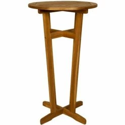 Grosses soldes 🎉 TRUE DEAL Ensemble De Bar 3 Pcs Bois D'acacia Massif 🌟 -Table haute Boutique 26366555 3