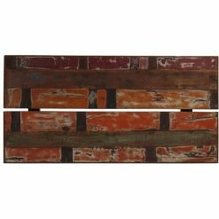 Sortie 🥰 TRUE DEAL Mobilier De Bar 7 Pcs Bois De Récupération Massif Multicolore 👏 -Table haute Boutique 26660687 4