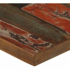 Sortie 🥰 TRUE DEAL Mobilier De Bar 7 Pcs Bois De Récupération Massif Multicolore 👏 -Table haute Boutique 26660687 5