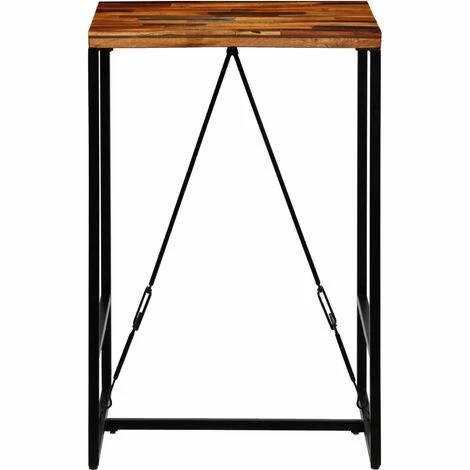 Coupon 🎉 TRUE DEAL Table De Bar Bois Recyclé Solide 70 X 70 X 106 Cm 🧨 5 Coupon 🎉 TRUE DEAL Table De Bar Bois Recyclé Solide 70 X 70 X 106 Cm 🧨 – Image 3