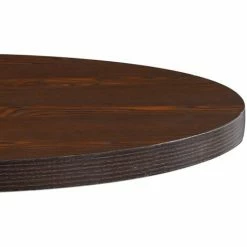 Meilleure affaire 👍 TRUE DEAL Table De Bistro Marron Foncé 80 Cm MDF 💯 -Table haute Boutique 26661619 4