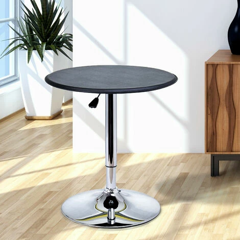 Nouveau ⭐ MH Table De Bar Contemporain Hauteur Réglable LUXURA Noir 🔥 3 Nouveau ⭐ MH Table De Bar Contemporain Hauteur Réglable LUXURA Noir 🔥