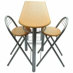 Meilleure affaire ✔️ TRUE DEAL Ensemble De Table Et De Chaises De Bar / Cuisine Bois 🎉 -Table haute Boutique 26764302 4