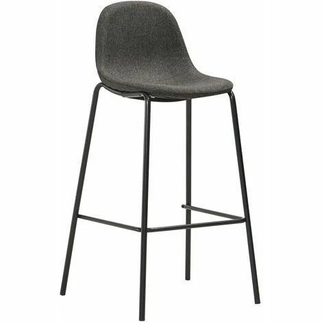 Grosses soldes ✔️ TRUE DEAL Ensemble De Bar 3 Pcs Tissu Gris Foncé ✔️ 6 Grosses soldes ✔️ TRUE DEAL Ensemble De Bar 3 Pcs Tissu Gris Foncé ✔️ – Image 4